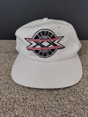 1986 Super Bowl XX Hat Vintage Snapback Cap - Chicago Bears vs New England - NFL